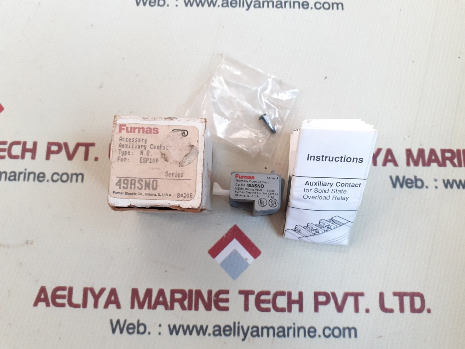 Furnas 49asno auxiliary contact series A