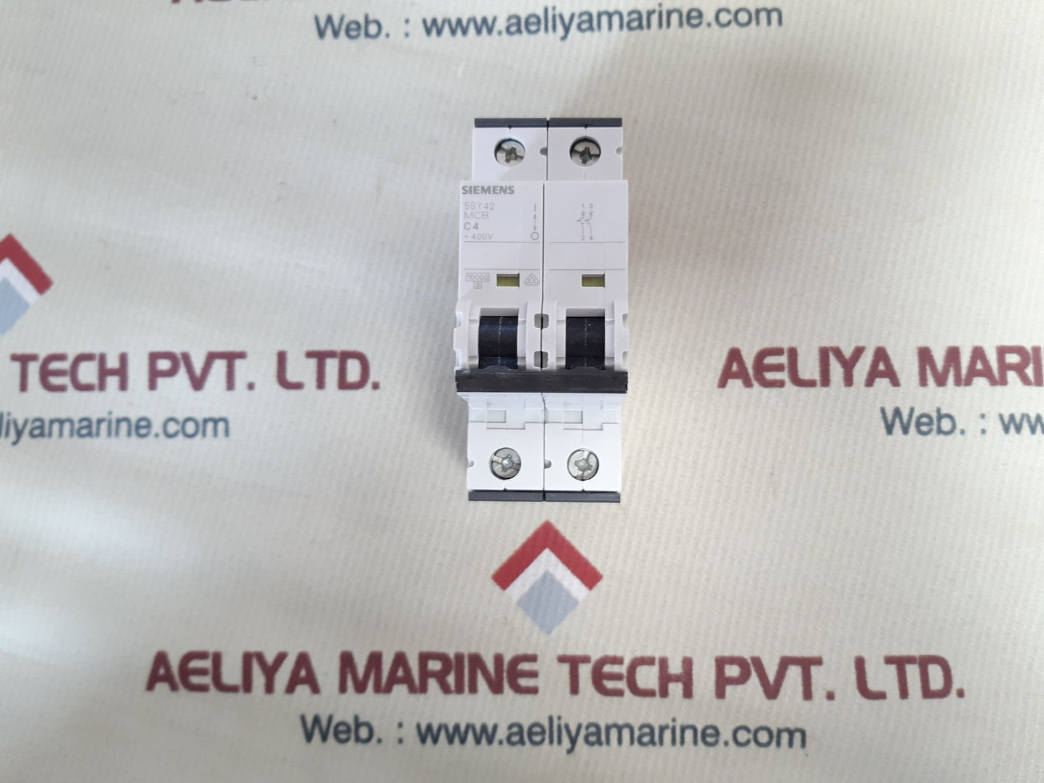 Siemens 5sy42 mcb c4 2pole circuit breaker