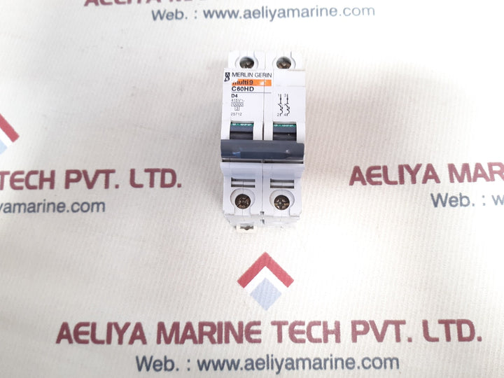 Merlin gerin multi 9 c60hd d4 circuit breaker