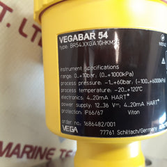 Vegabar54 br54.xxga1ghkmxe pressure transmitter