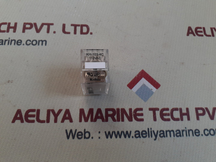 Set of 9x Koino kh-103-4c miniature power relay 110vac