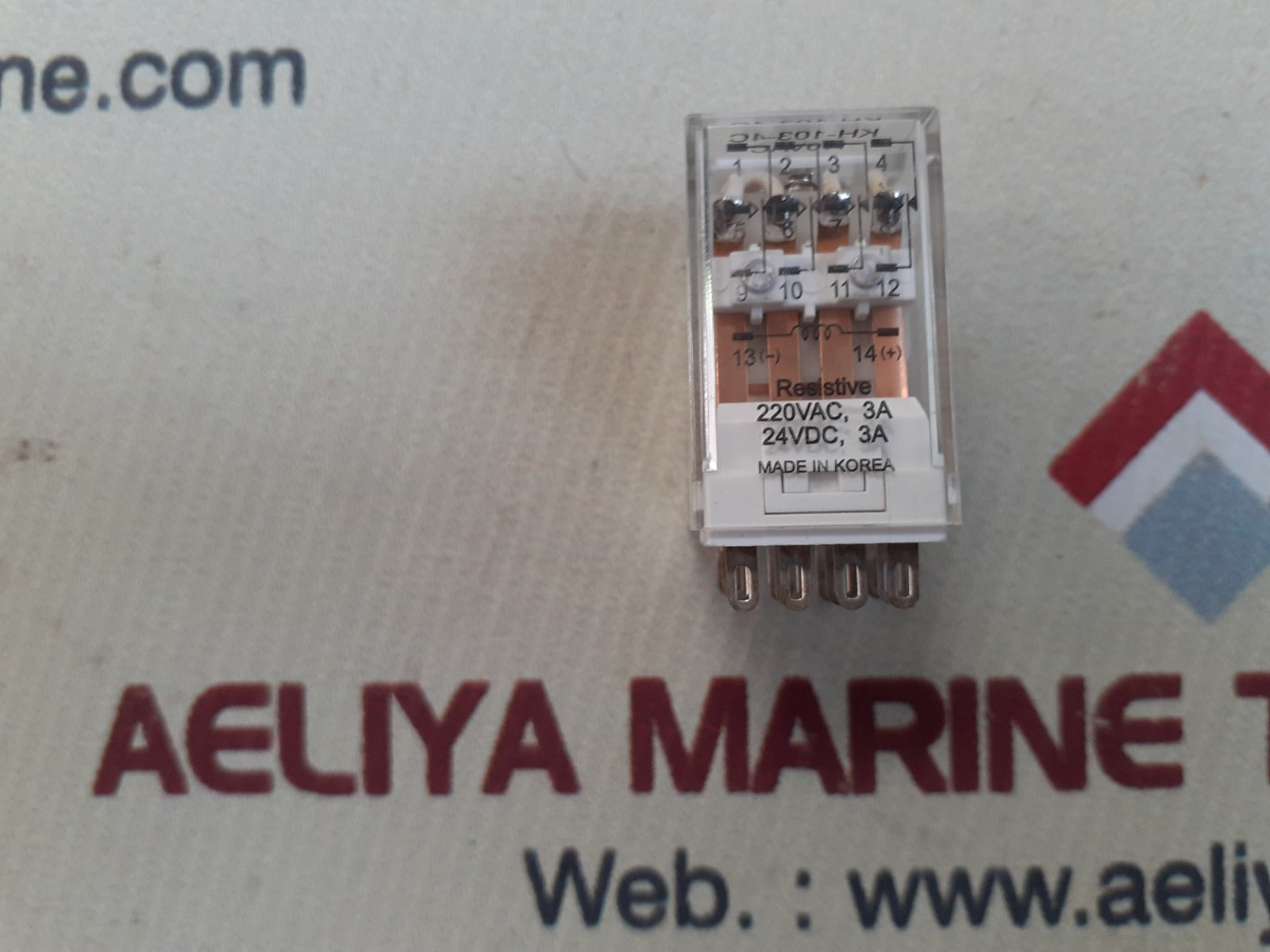 Set of 9x Koino kh-103-4c miniature power relay 110vac