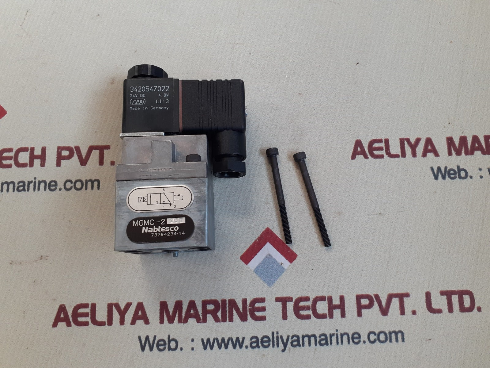 Nabtesco mgmc-2 pneumatic modular valve 73794234-14