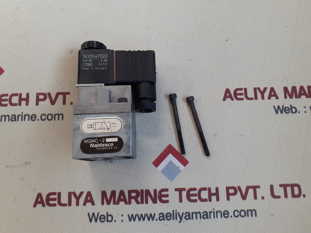 Nabtesco mgmc-2 pneumatic modular valve 73794234-14