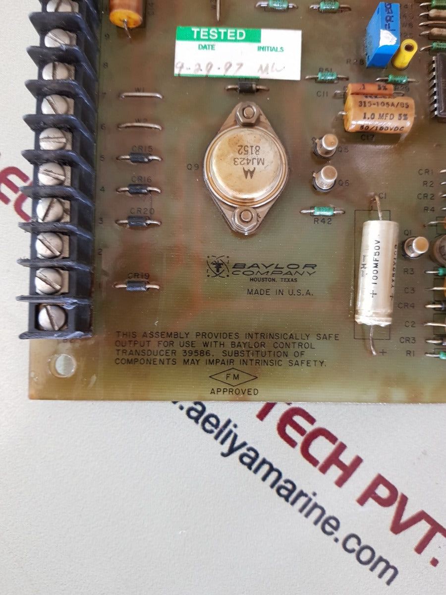 Baylor company d28380h control board