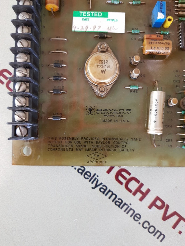 Baylor company d28380h control board