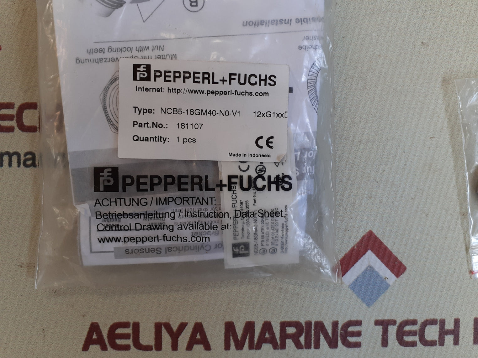 Pepperl+fuchs ncb5-18gm40-n0-v1 proximity sensor