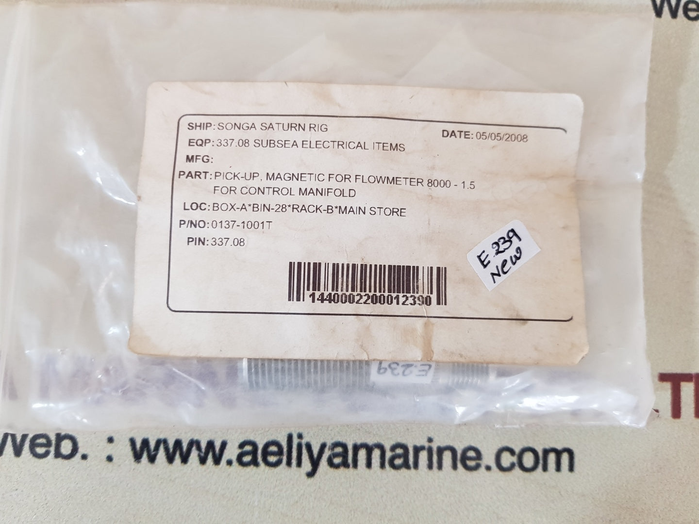 Itt barton 0137-1001t flowmeter