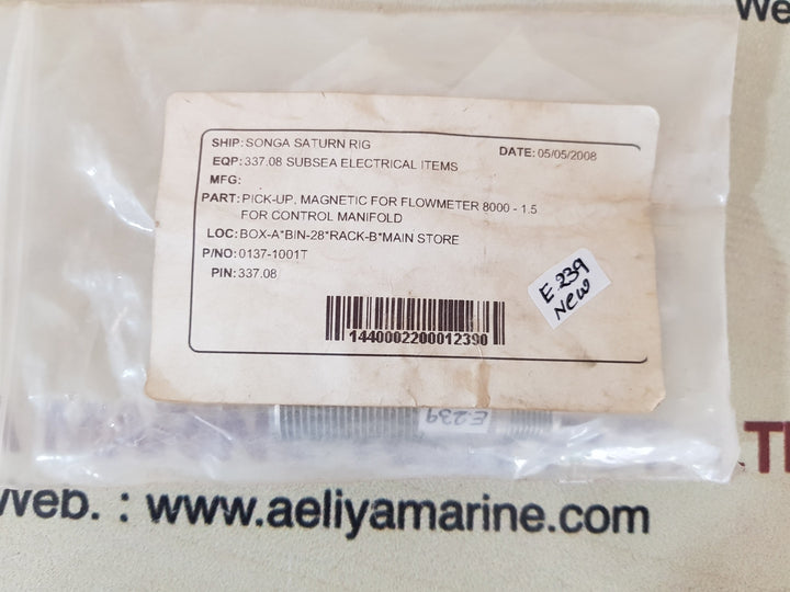 Itt barton 0137-1001t flowmeter
