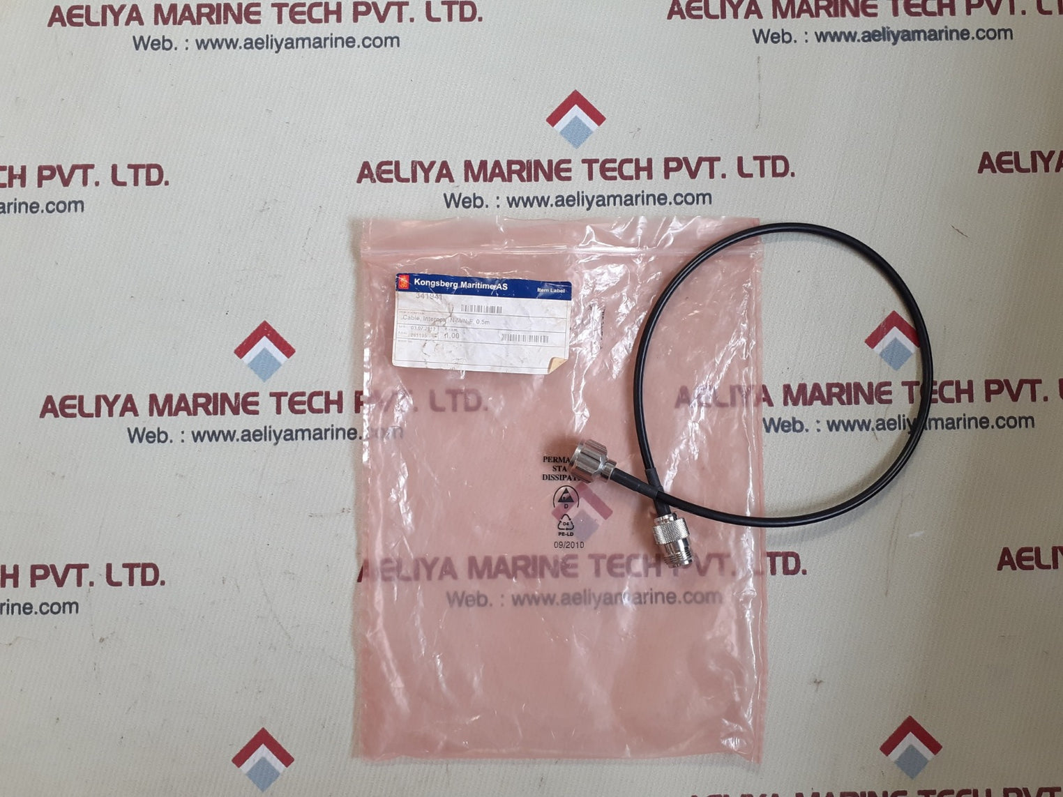 Kongsberg maritime 341941 item label