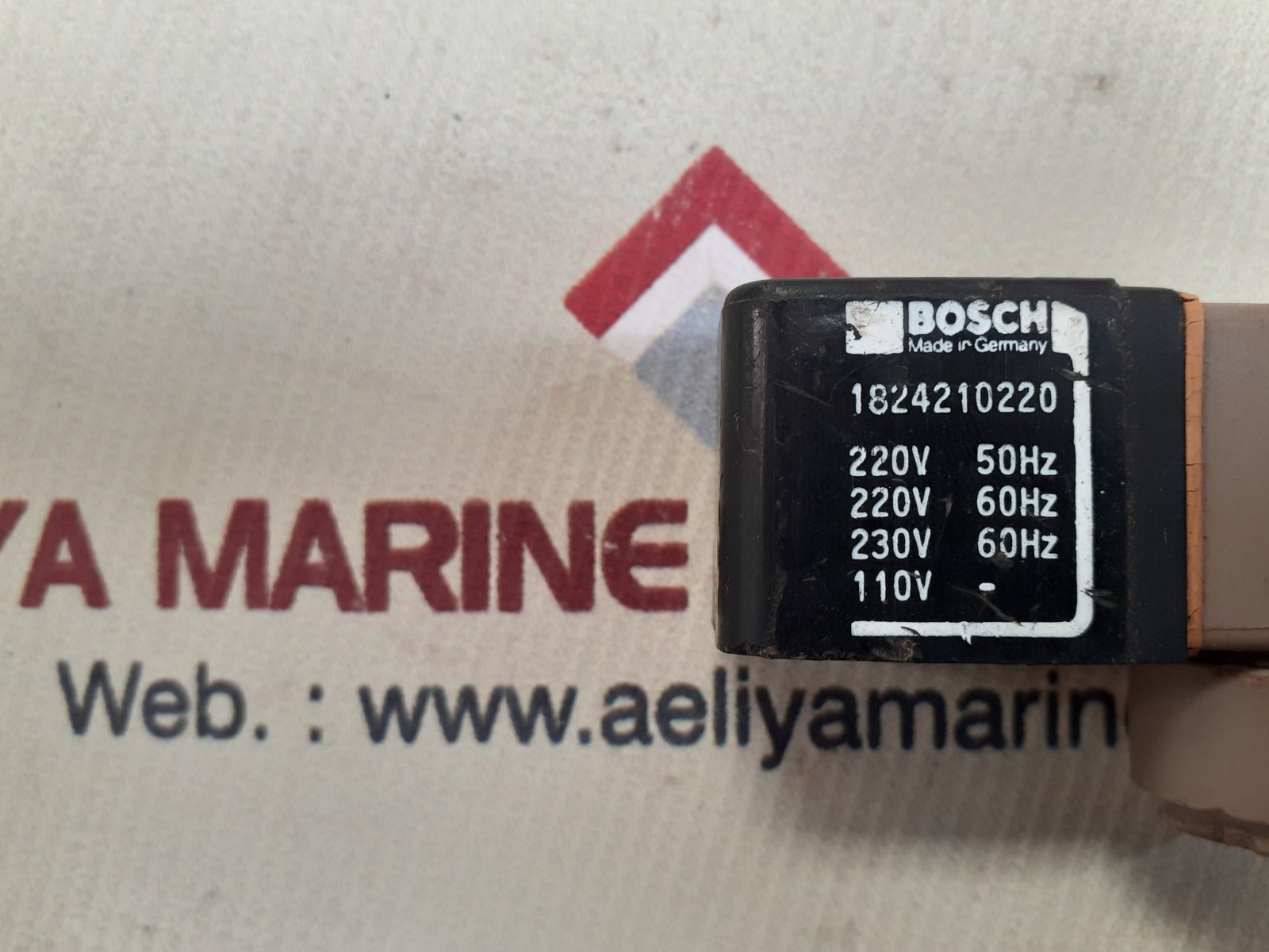 Bosch 1824210220 solenoid coil 220/230vac 50/60hz