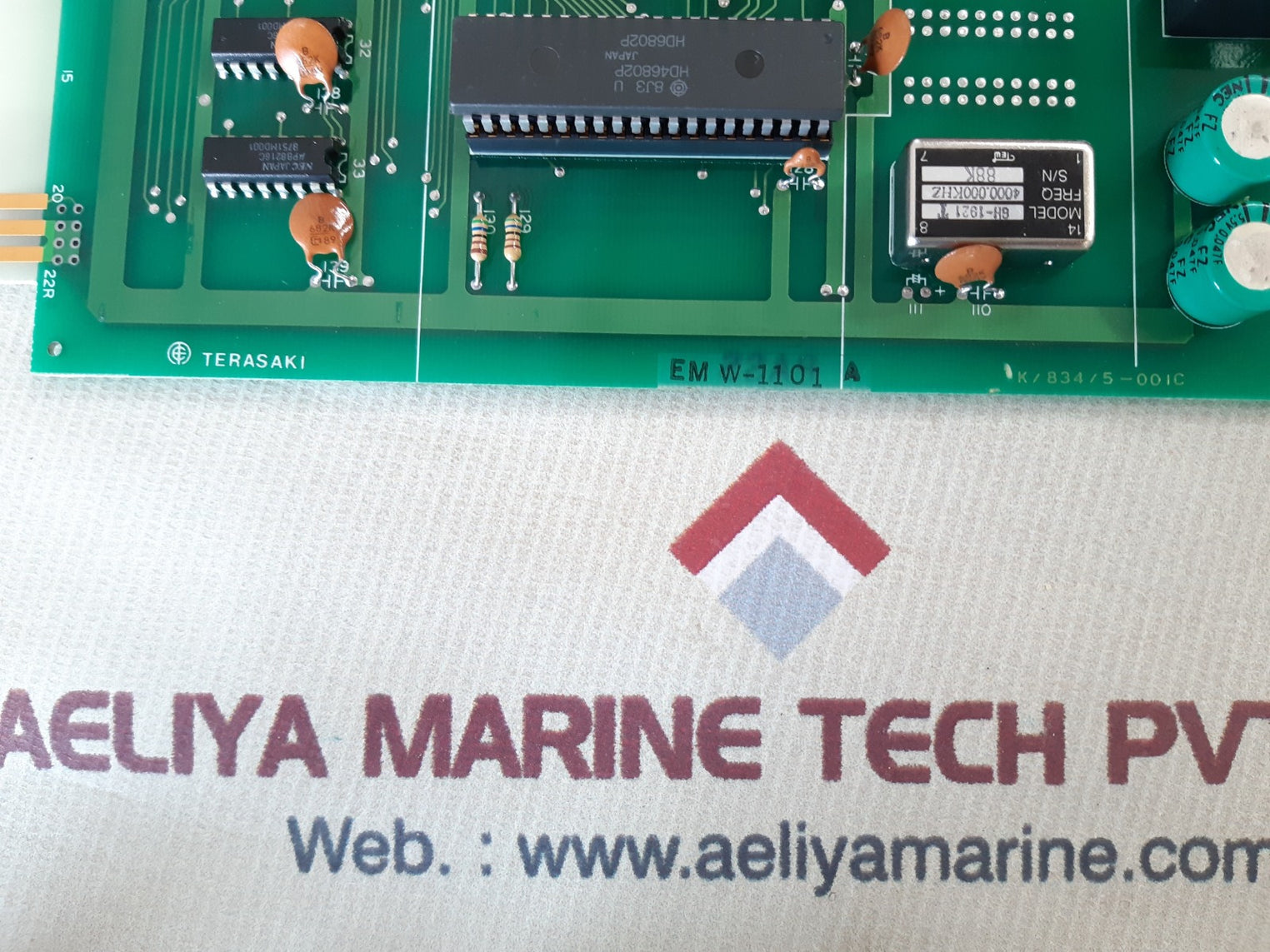 Terasaki emw-1101a cpu ram & rom module k/834/5-001c