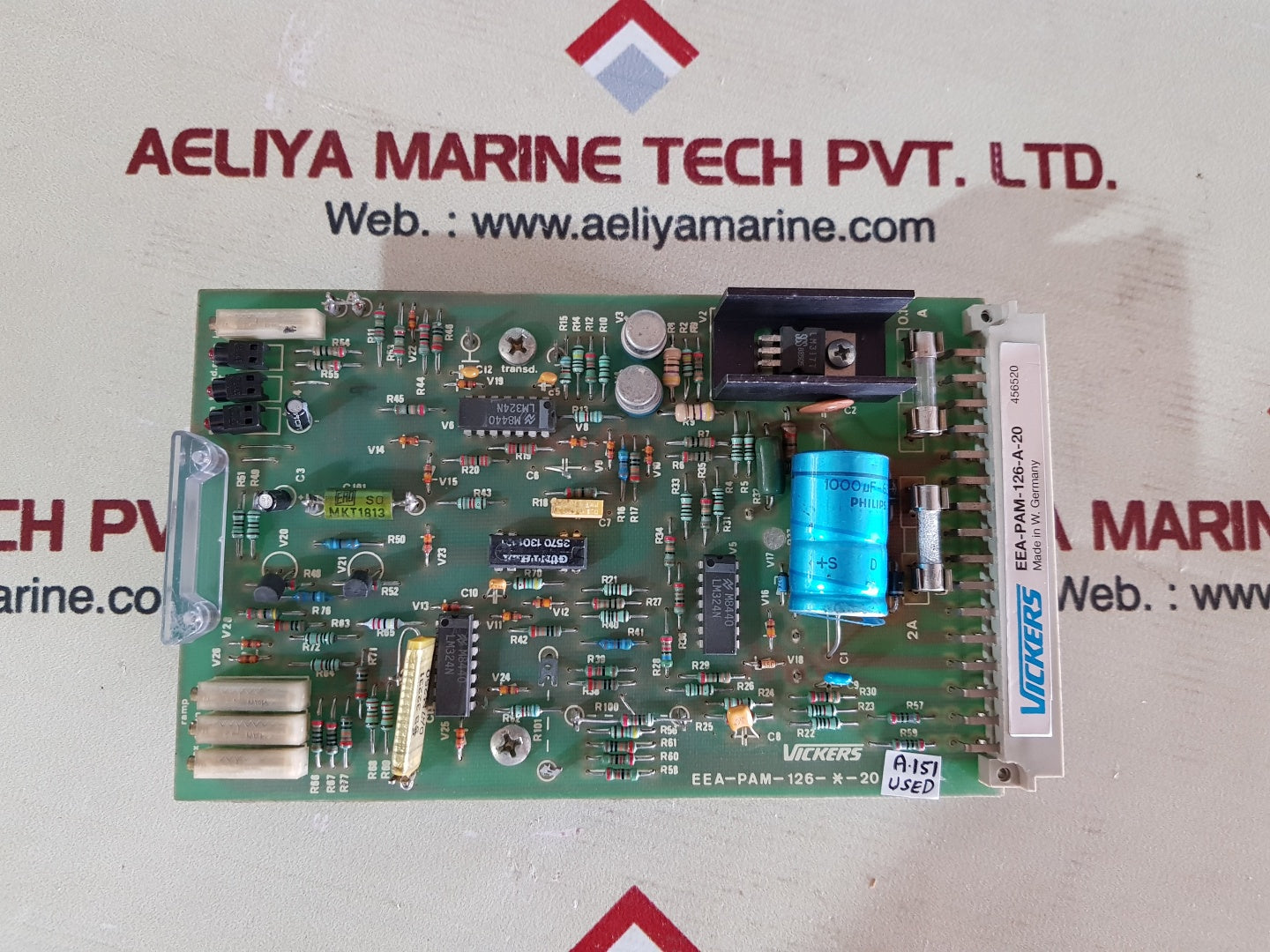 Vickers eea-pam-126-a-20 power amplifier board