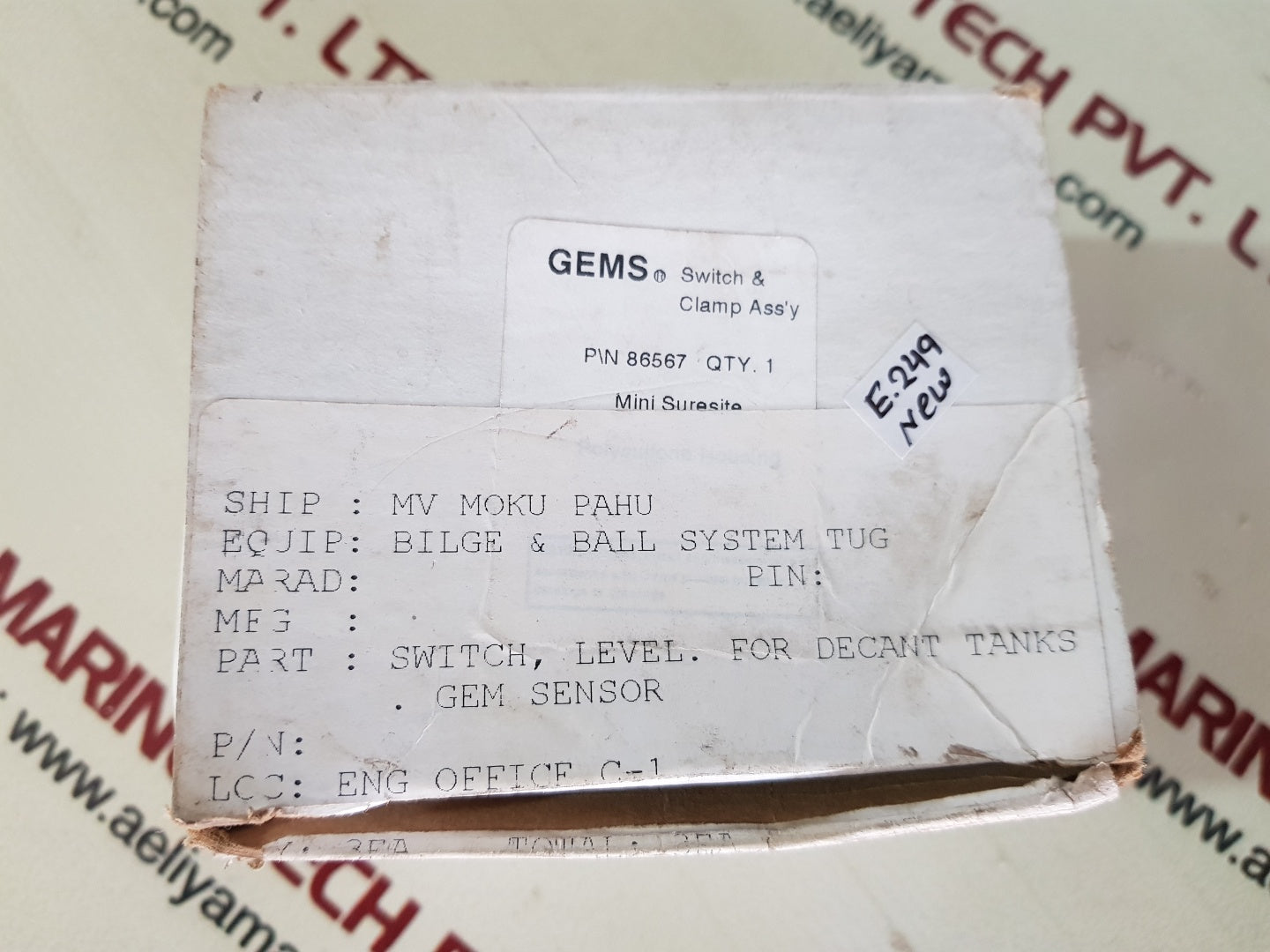 Gems sensor 87480 switch module