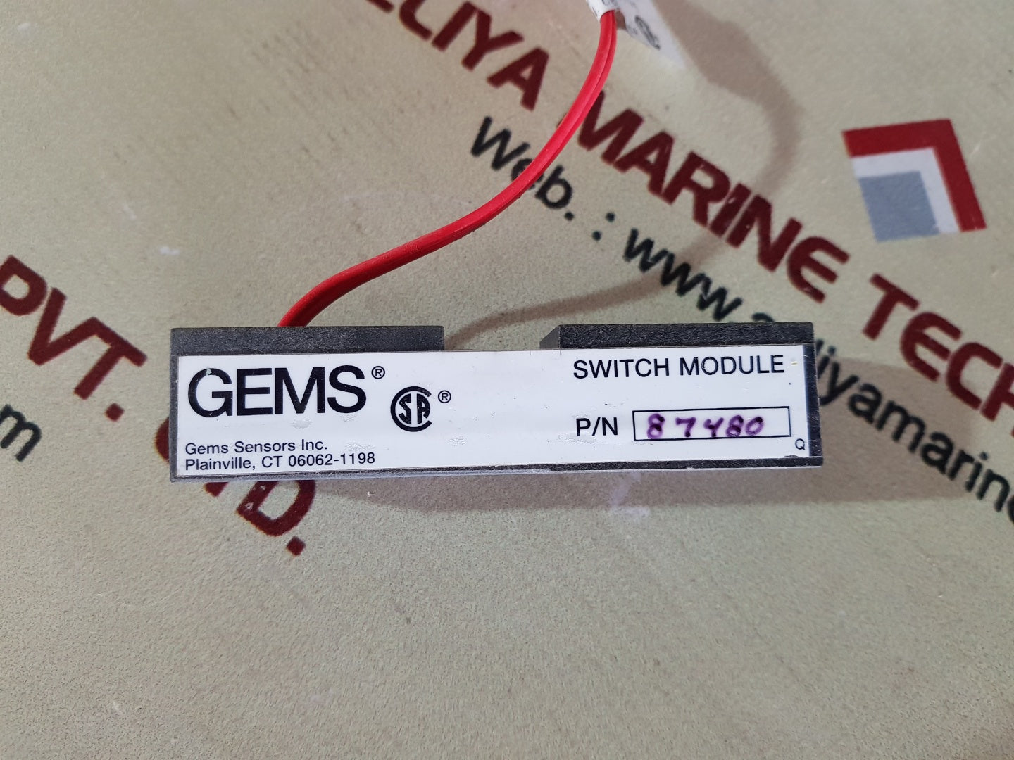 Gems sensor 87480 switch module