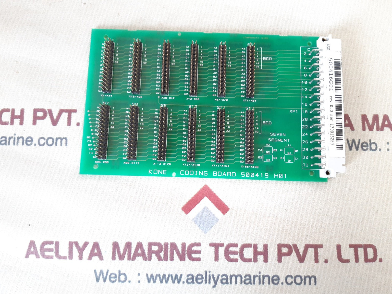 Kone 500419 h01 coding board rev 0.0