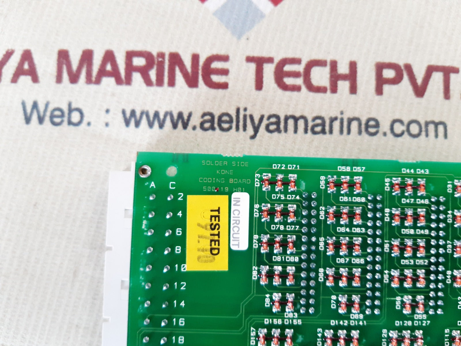 Kone 500419 h01 coding board rev 0.0