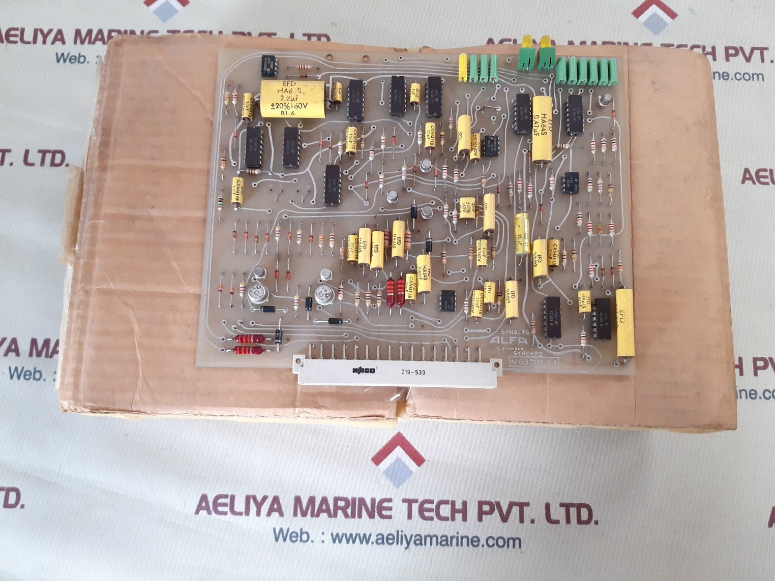 Alfa synalfa 63207.2a colombcs synchro card 63207.1a