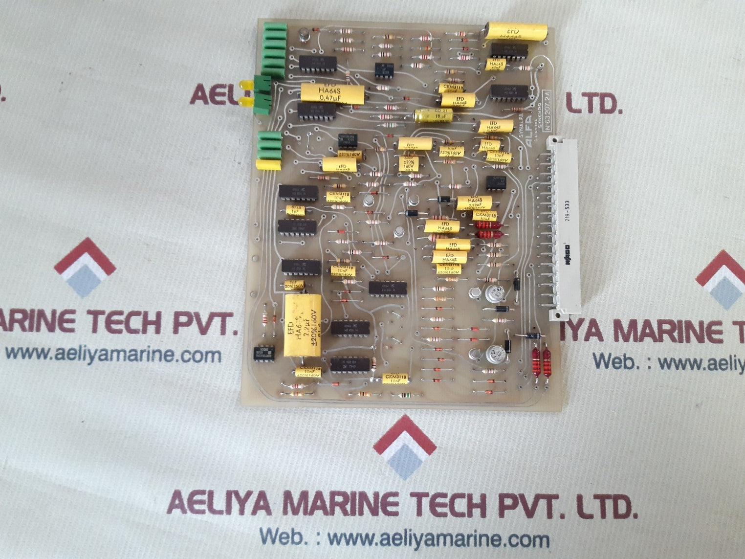 Alfa synalfa 63207.2a colombcs synchro card 63207.1a