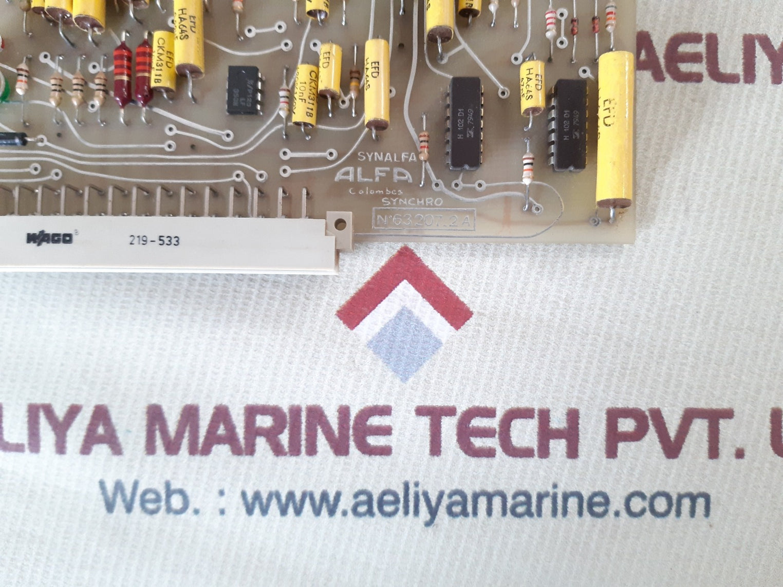 Alfa synalfa 63207.2a colombcs synchro card 63207.1a