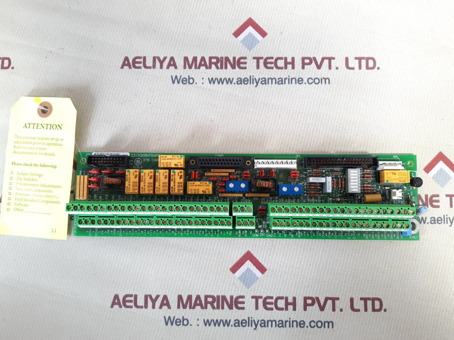 Ge 531x305ntbapg1 pc board