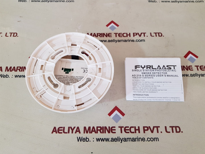 Fyrlaast ad-218-s single station photoelectronic smoke alarm