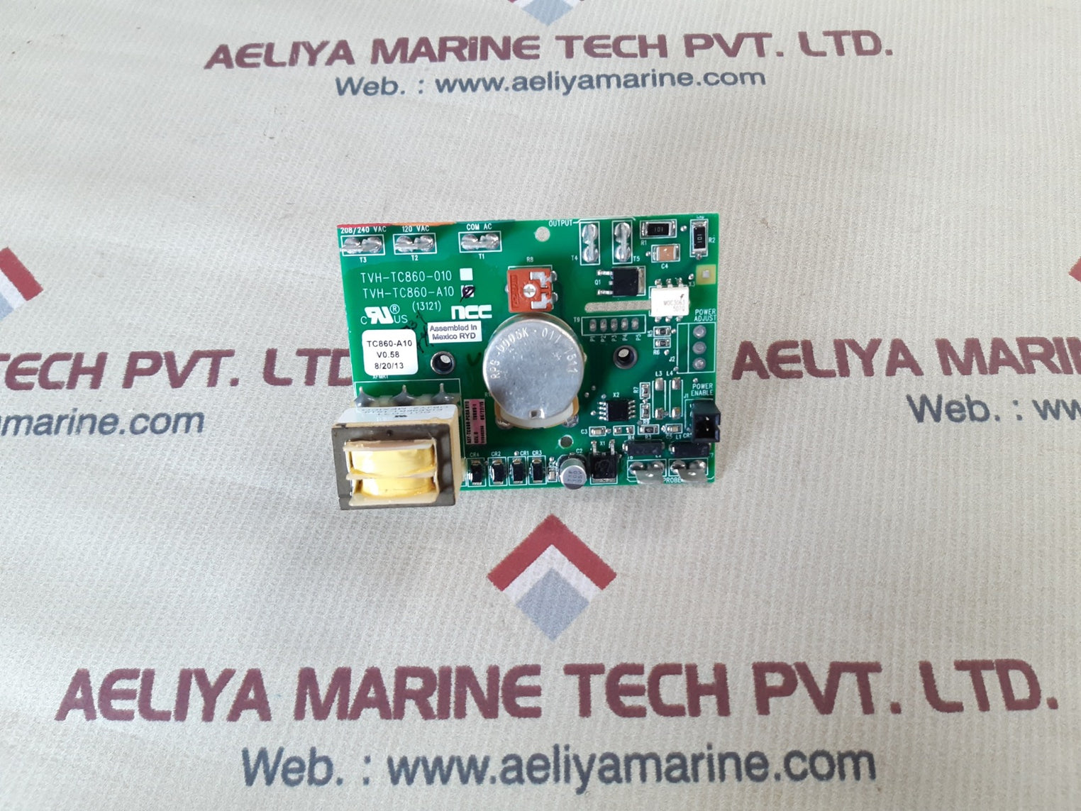 Vulcan hart tvh-tc860-a10 ncc temp control pcb card tvh-tc860-010