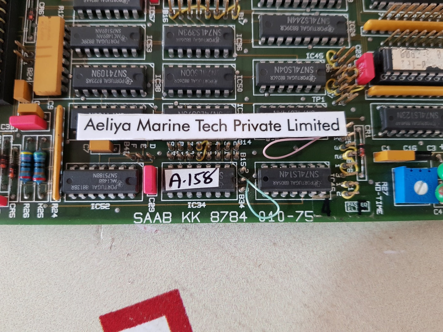 Saab marine cpu-31 pcb card kk 8784 010-75-4 f