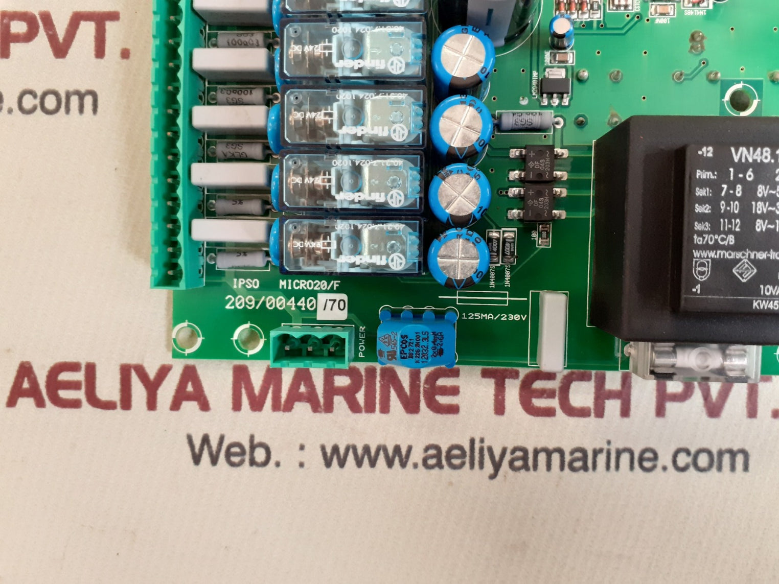 Declerck ipso 209/00440/70 micr020/f washer control board