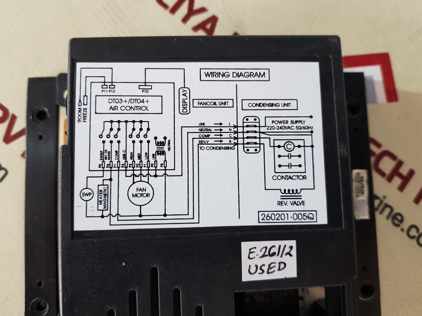 Trane indoor ic board 260201-005q