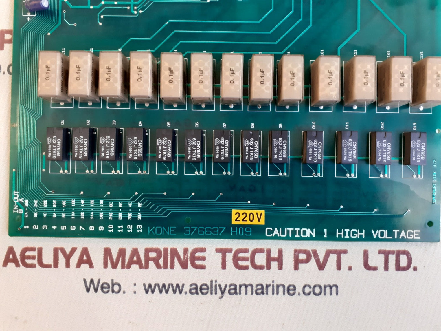 kone 376637 h09 rev 3.1 pcb card mcc85/adpti2