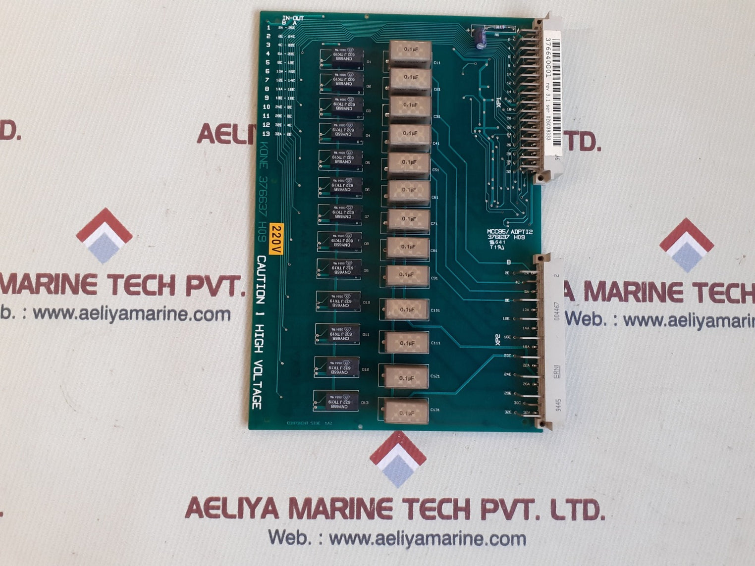 kone 376637 h09 rev 3.1 pcb card mcc85/adpti2