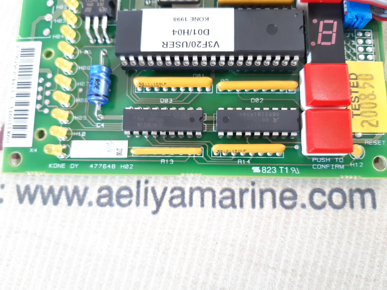 Kone 477648 h02 pcb card 823 t1