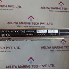 Norcontrol /kongsberg hfr100007a radar extractor 2e-550