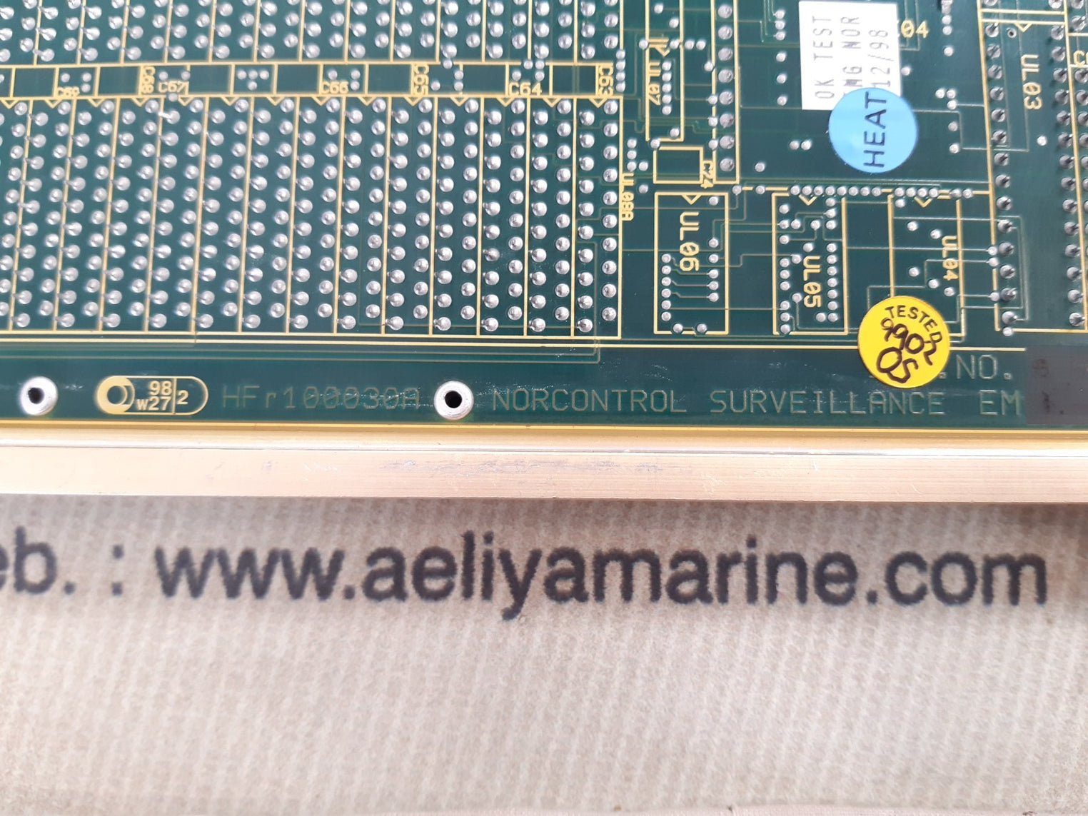 Norcontrol 2e-558 pcb card hfr 100030a