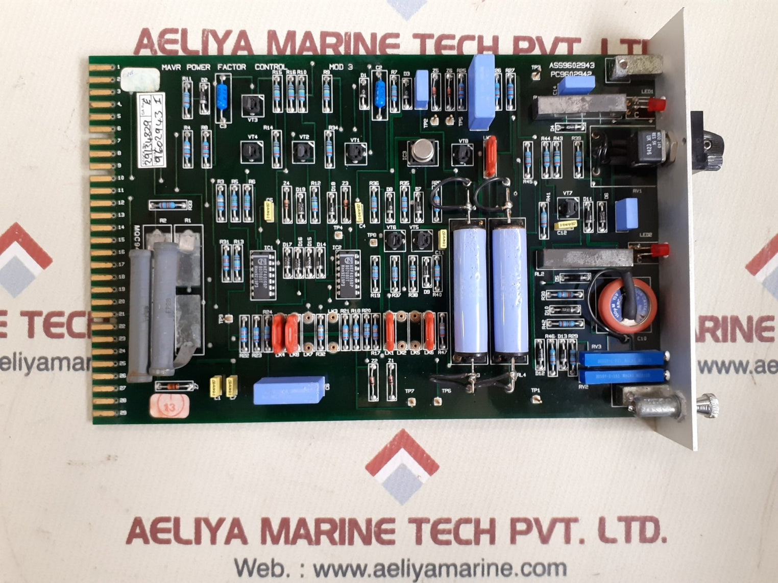 Brush hawker pc9602942 ass9602943 mod 3 mavr power factor control