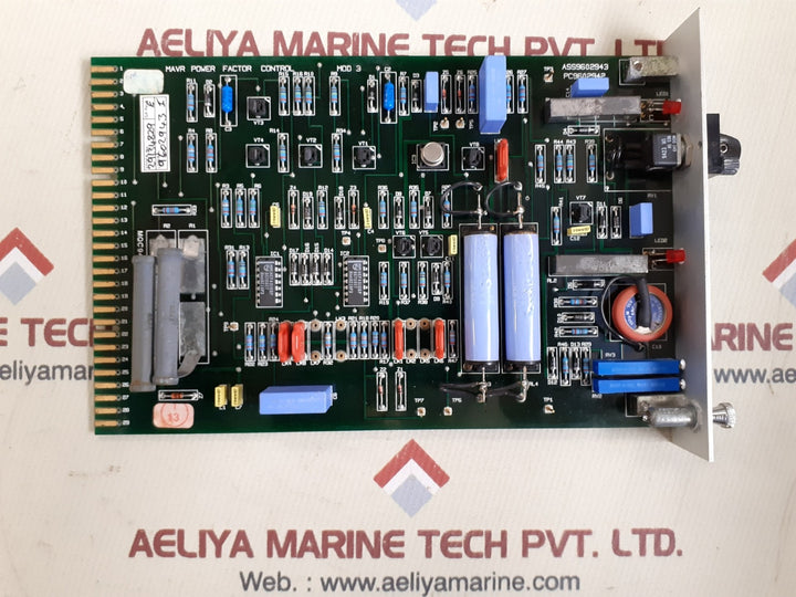 Brush hawker pc9602942 ass9602943 mod 3 mavr power factor control