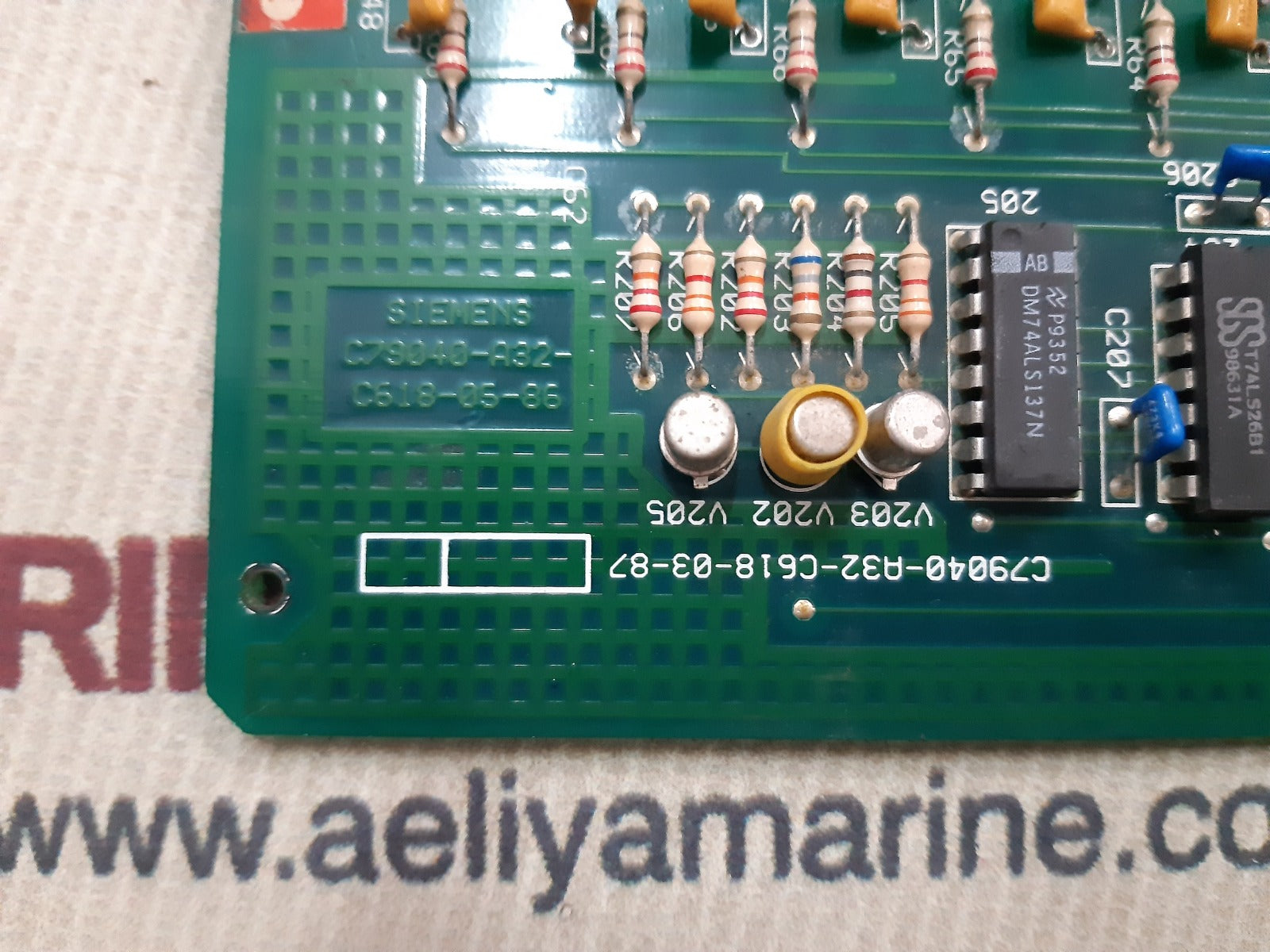 Siemens pc 612 f b1100-f427 hx4e pcb card