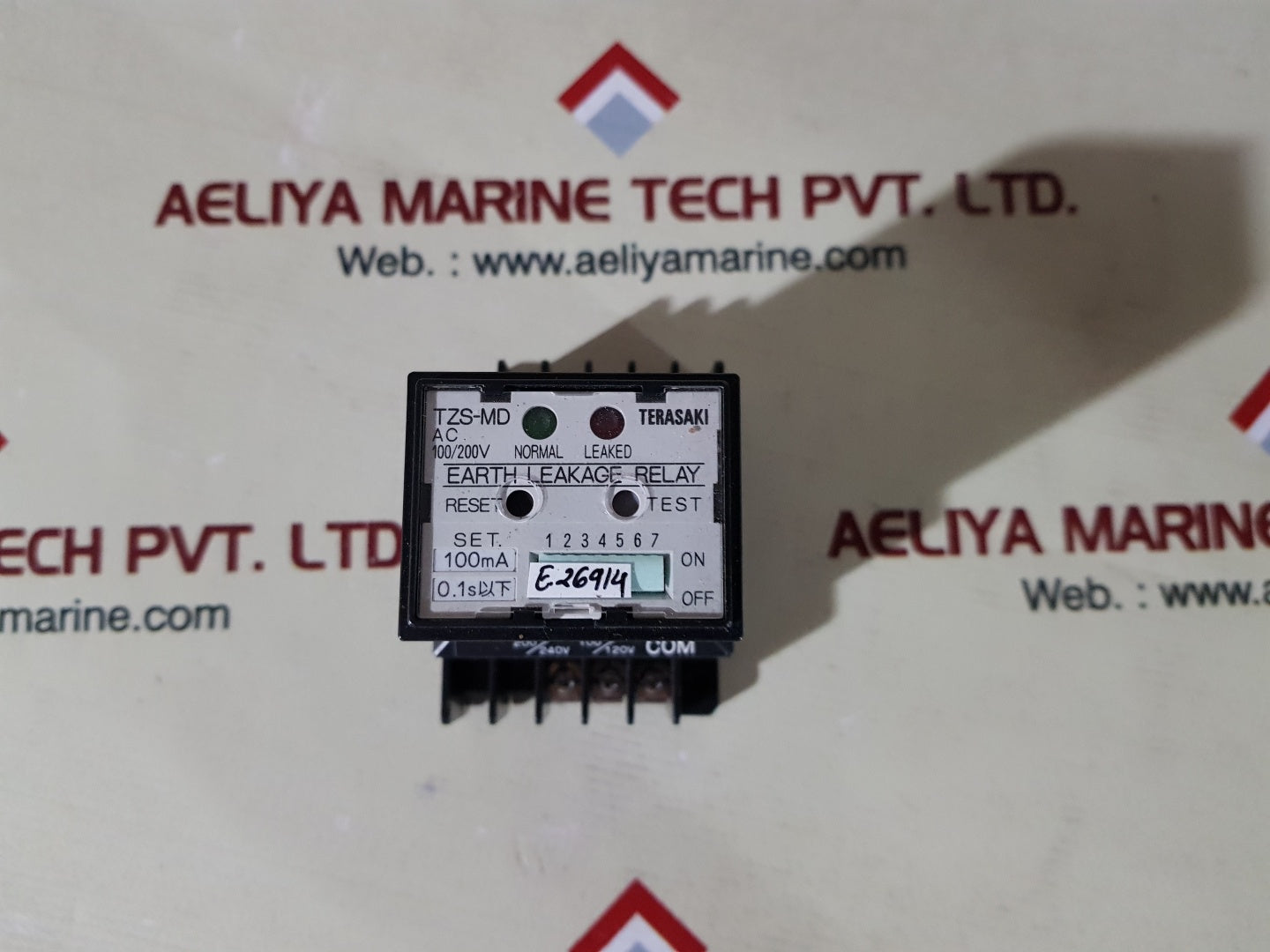 Terasaki Tzs-md Earth Leakage Relay Ac 100/200V