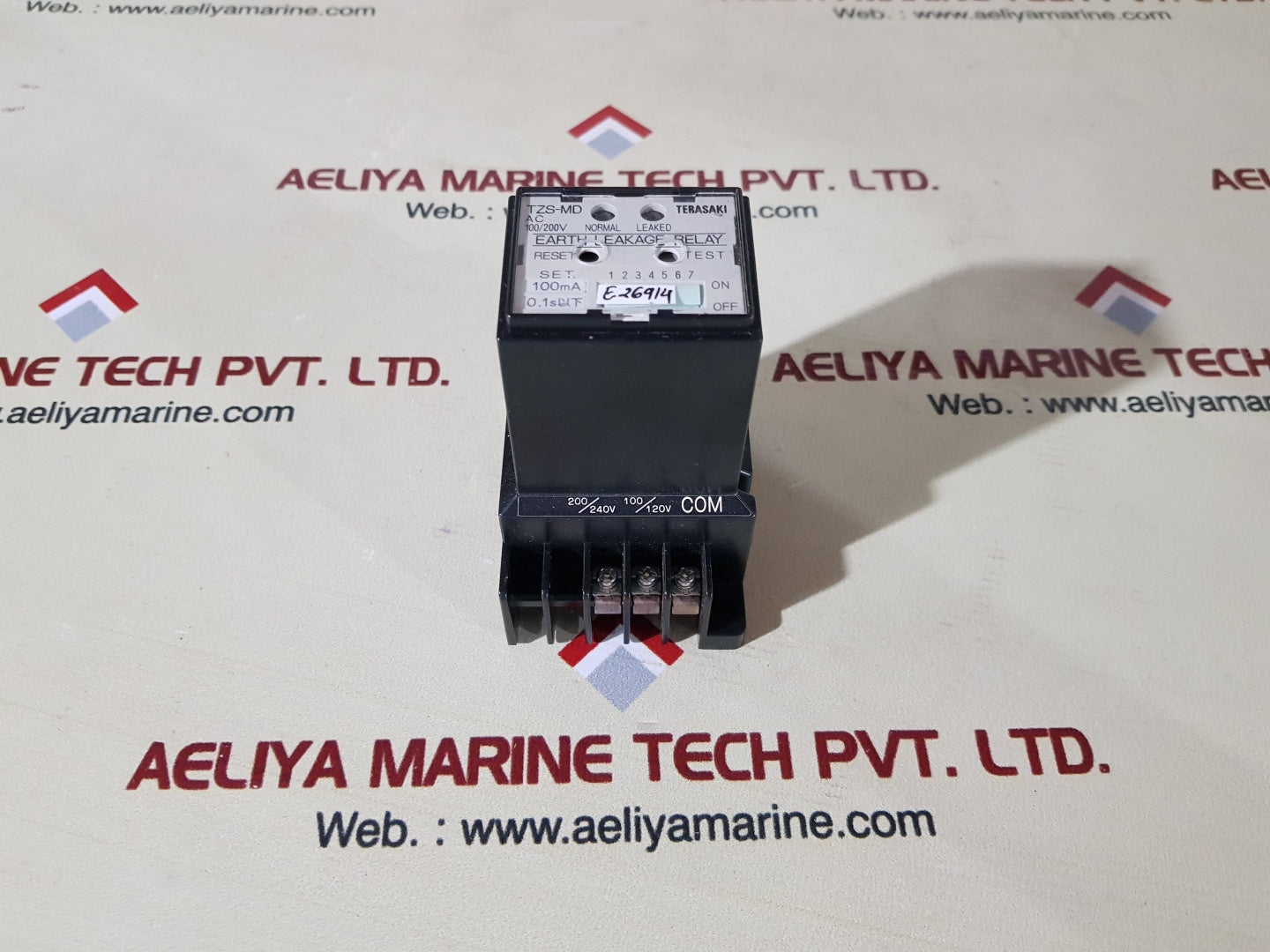 Terasaki Tzs-md Earth Leakage Relay Ac 100/200V