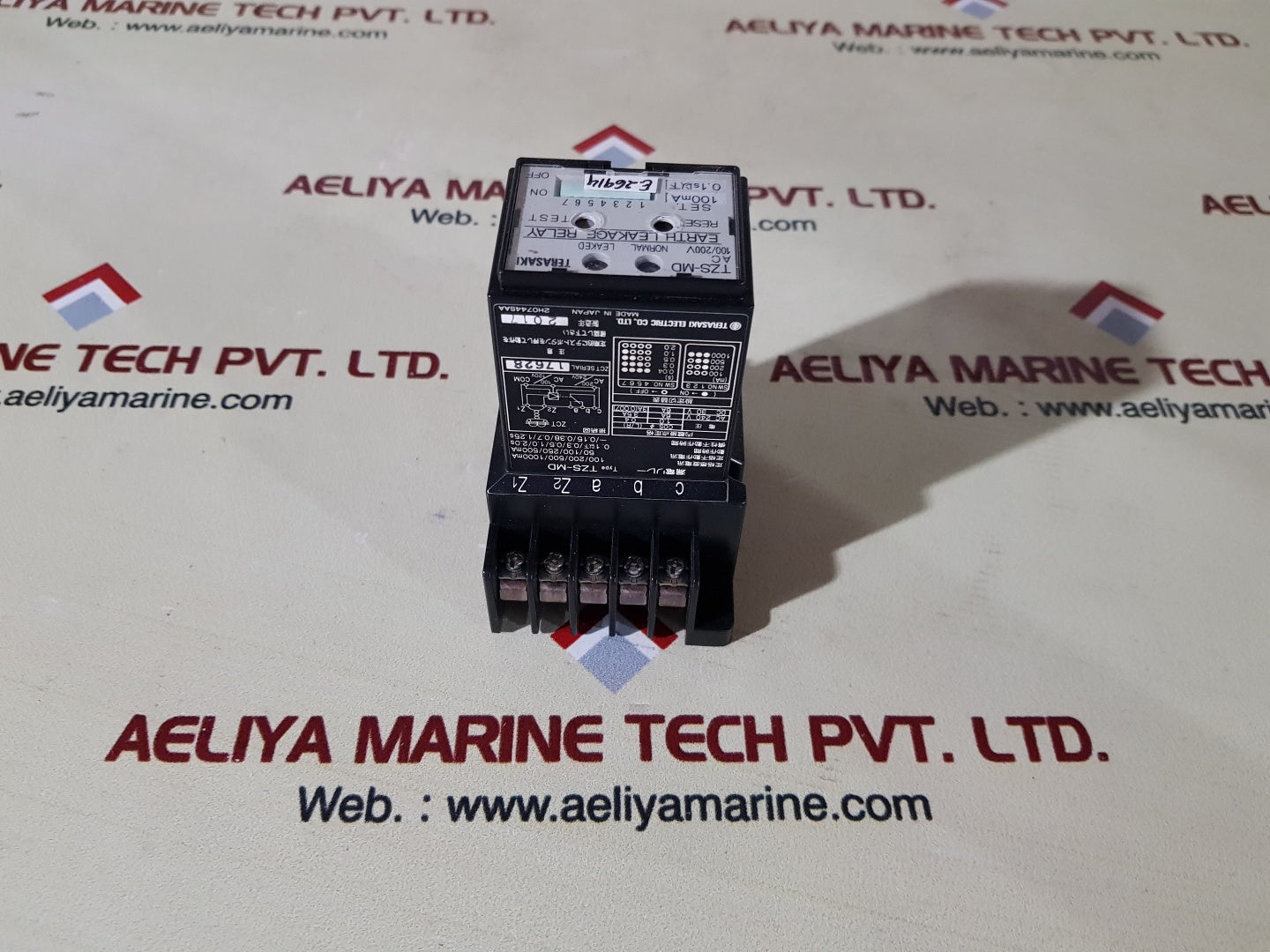 Terasaki Tzs-md Earth Leakage Relay Ac 100/200V