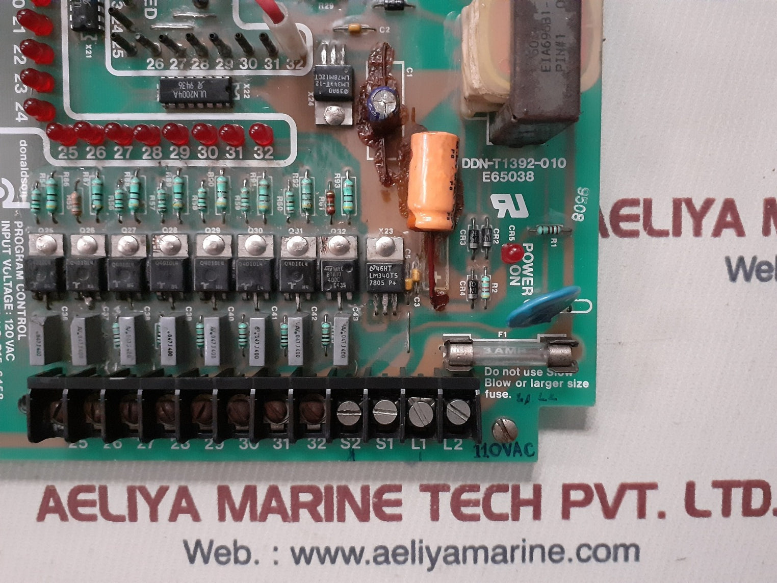 Donaldson p15-6458 program control