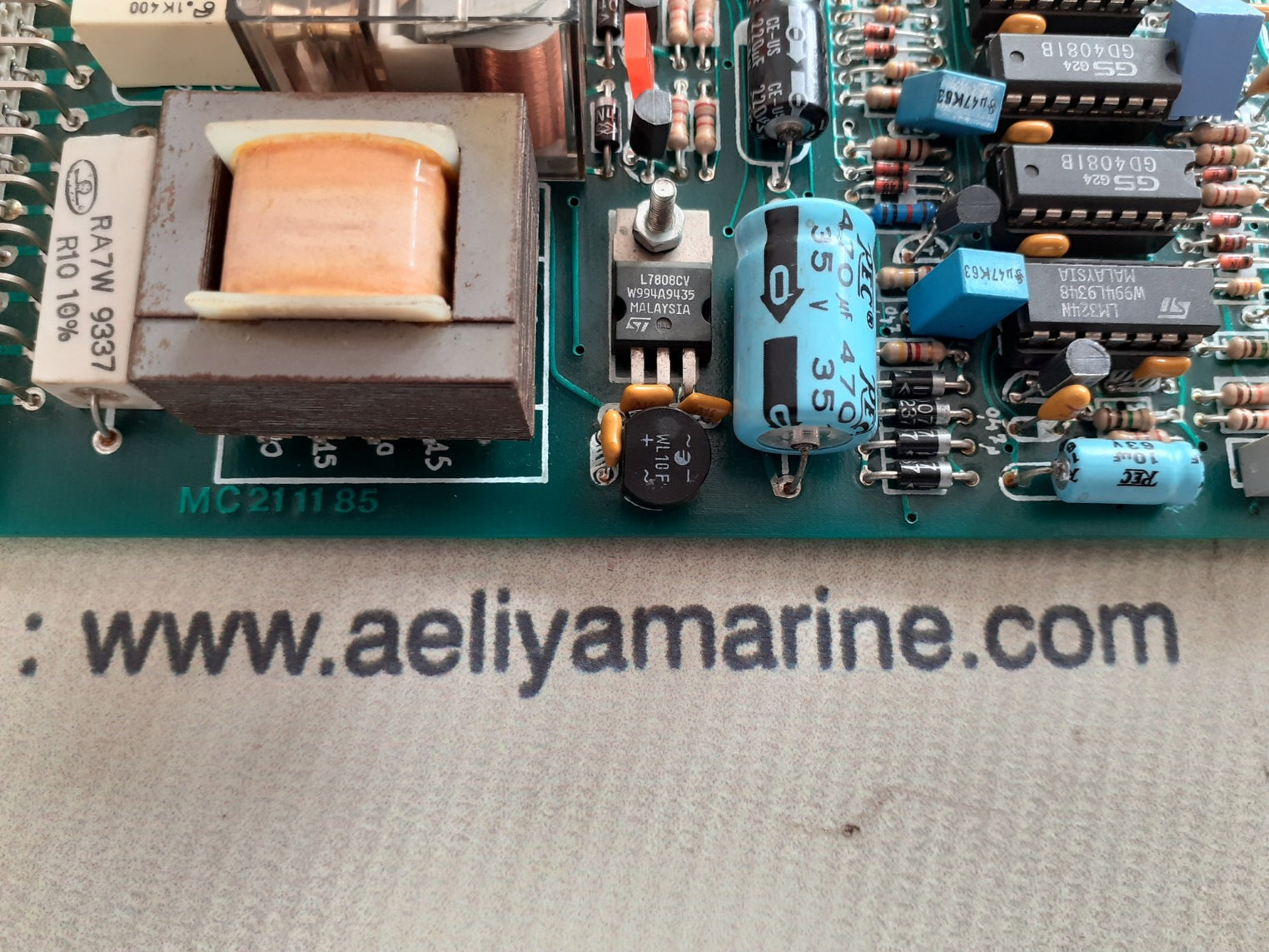 O.s.a.892.1915.0 pcb card mc211185 used