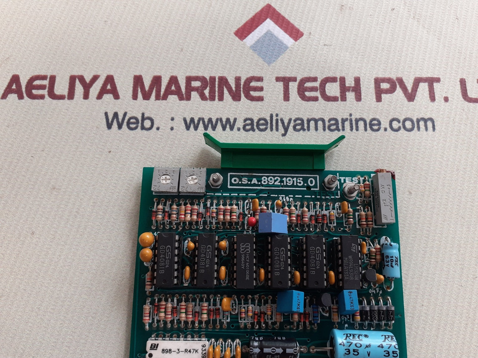 O.s.a.892.1915.0 pcb card mc211185 used