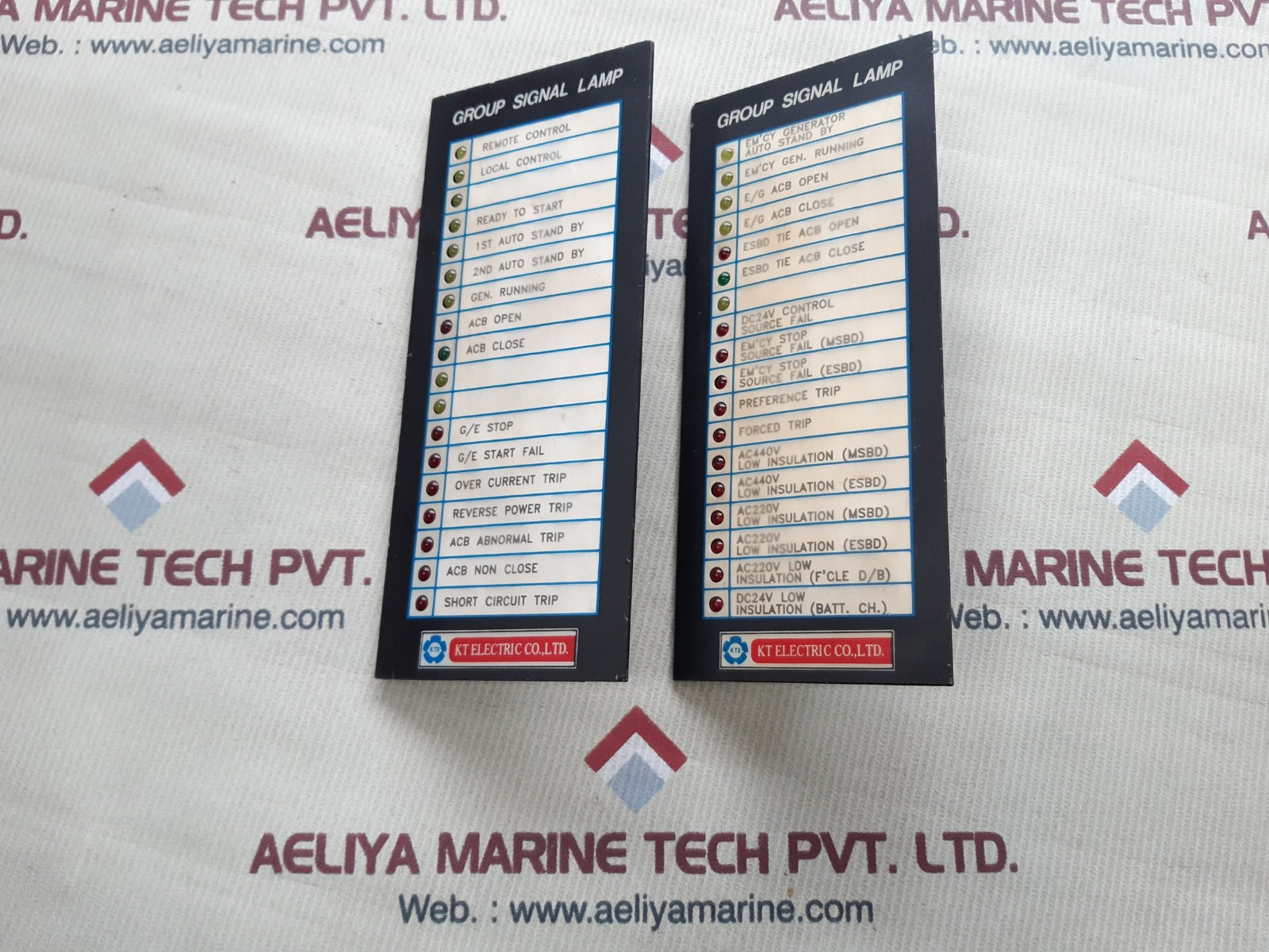 Kt electric co.,ltd group signal lamp unit