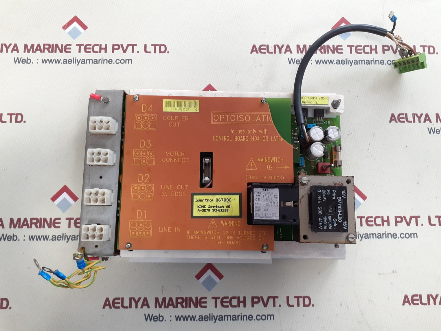 Kone 86783g protection board 376406h03