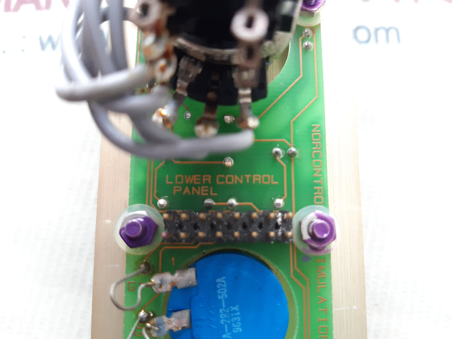 Norcontrol ns-2059 pcb card