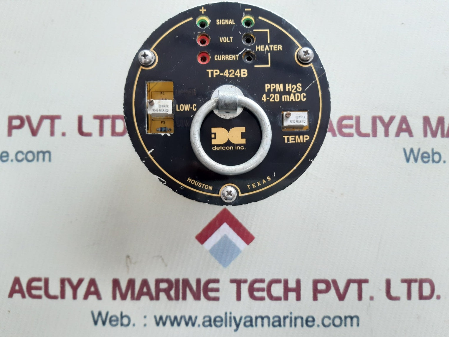 Detcon tp-424b ppm h2s 4-20 madc monitoring system