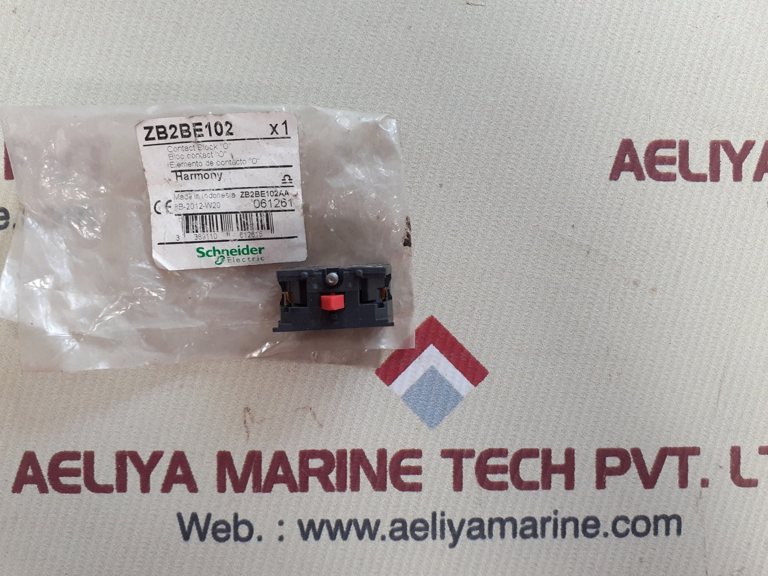 Lot Of 5X Schneider Electric Zb2-be102 Contact Block Iec 947-5-1 600V 10A