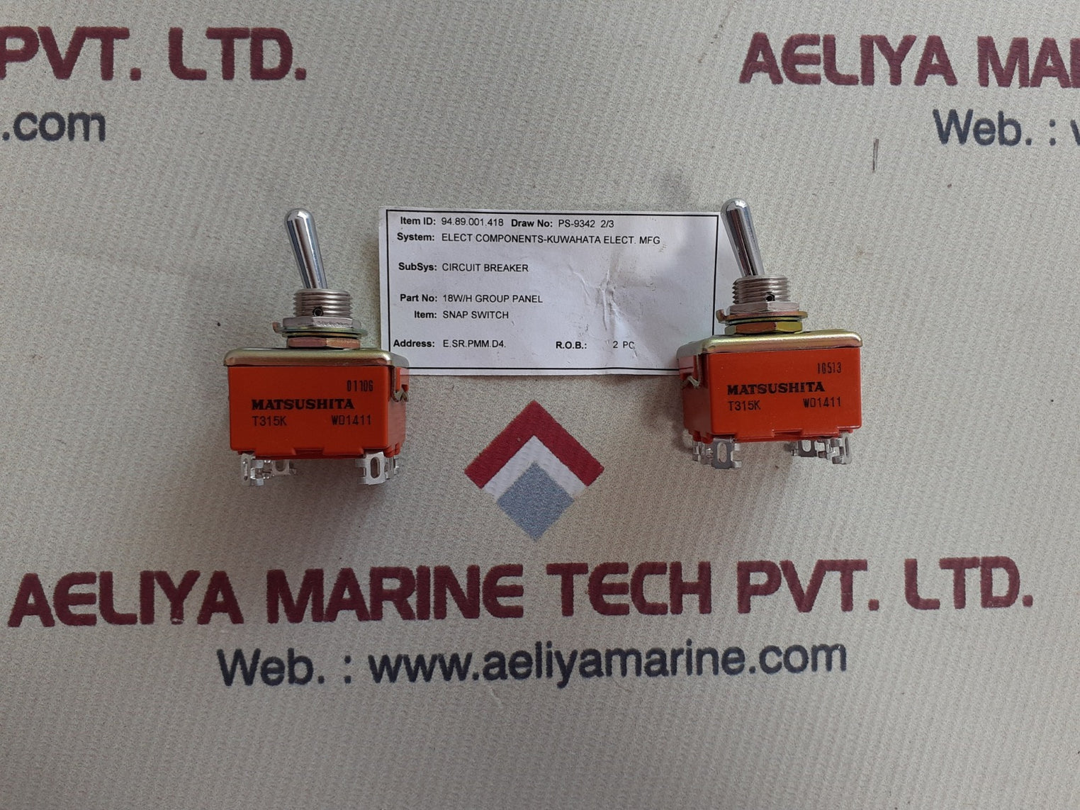 Matsushita t315k 18w/h group panel